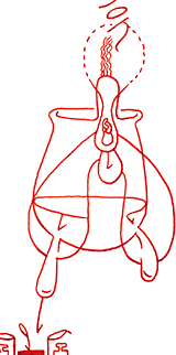 Hannes Kater  Detail Tageszeichnung vom 23.04.2018