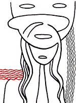 Hannes Kater  Detail Instagram-Zeichnung vom 15.10.2018