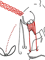 Hannes Kater  Detail Tageszeichnung vom 02.04.2017