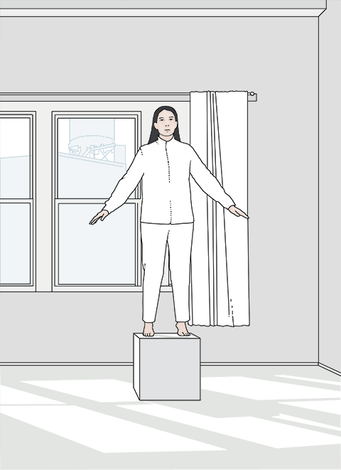 Marina Abramovic steht &uuml;ber den Dingen