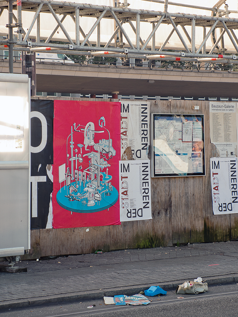 Hannes Katers Beitrag zu: Inside the City eine Open Air Gallery, Bremen 2015