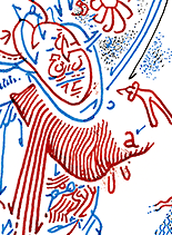 Hannes Kater  Detail der Tageszeichnung vom 18.10.2015