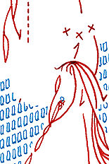 Hannes Kater  Detail Tageszeichnung vom 10.04.2016