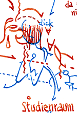 Hannes Kater  Detail Tageszeichnung vom 21.09.2016