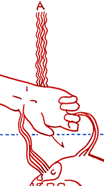 Hannes Kater  Detail Tageszeichnung vom 30.09.2016