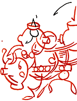 Hannes Kater  Detail Tageszeichnung vom 14.12.2016