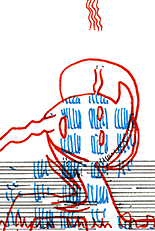 Hannes Kater  Detail Tageszeichnung vom 16.12.2016