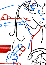 Hannes Kater  Detail Tageszeichnung vom 30.01.2017