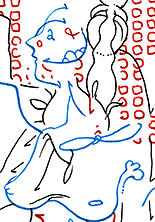 Hannes Kater  Detail Tageszeichnung vom 02.02.2017