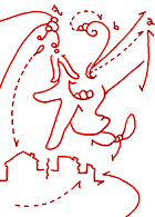 Hannes Kater  Detail Tageszeichnung vom 21.03.2015