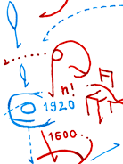 Hannes Kater  Detail Tageszeichnung vom 06.05.2015