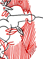 Hannes Kater  Detail Tageszeichnung vom 18.05.2015