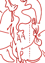 Hannes Kater  Detail Tageszeichnung vom 01.09.2015