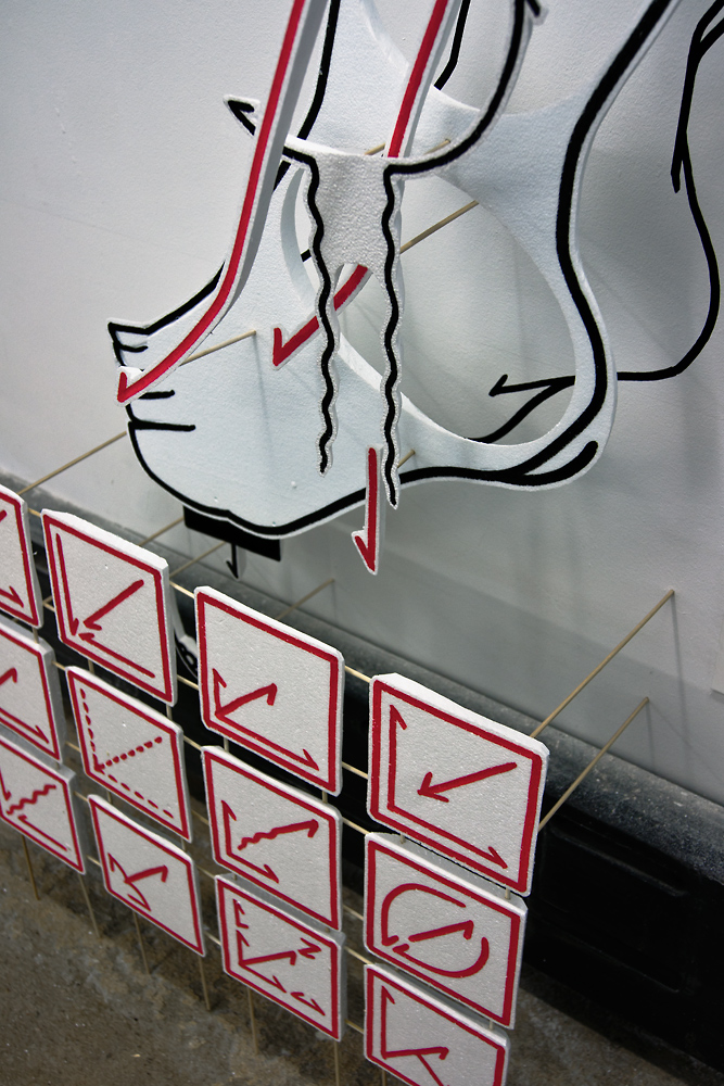 Station 4: Bildwerdung (Detail) A Sense of Where You Are, Hannes Kater 2011