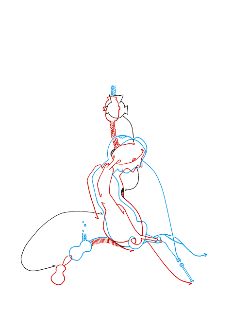 Hannes Kater - Zeichnung f&uuml;r den 01-02-2009