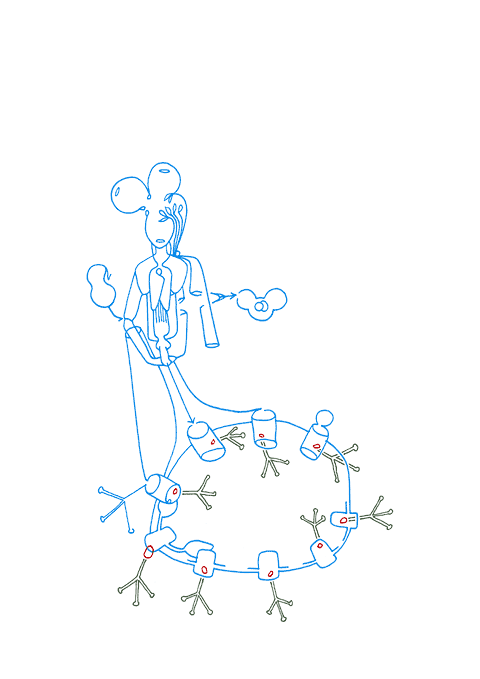 Hannes Kater - Zeichnung f&uuml;r den 01-05-2009