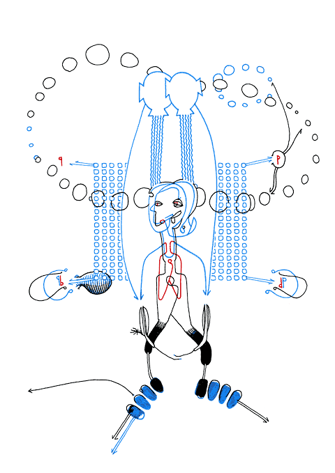 Hannes Kater - Zeichnung f&uuml;r den 01-08-2009