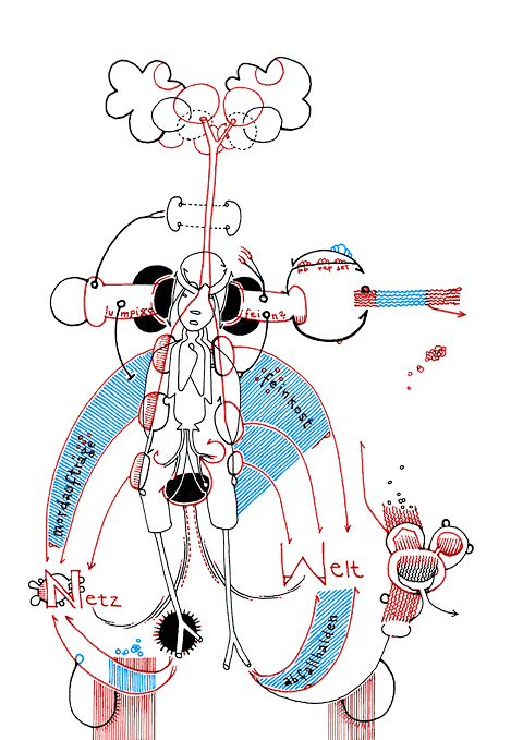 Hannes Kater - Zeichnung f&uuml;r den 01-10-2009