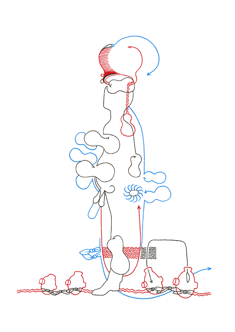 Hannes Kater - Zeichnung f&uuml;r den 09-10-2008