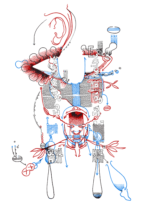 Hannes Kater - Zeichnung f&uuml;r den 11-17-2008