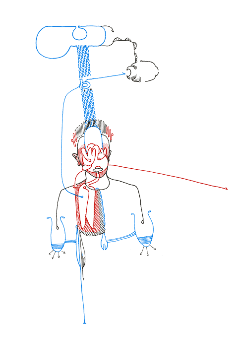 Hannes Kater - Zeichnung f&uuml;r den 08-14-2008