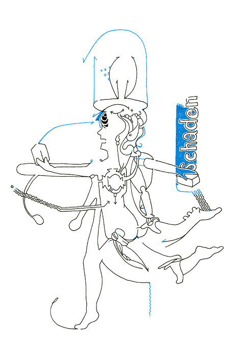 Hannes Kater - Zeichnung f&uuml;r den 08-09-2008