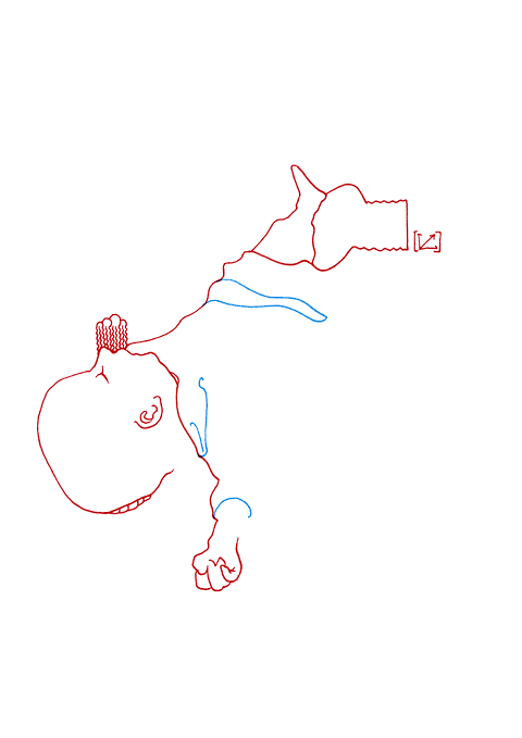 Hannes Kater - Zeichnung f&uuml;r den 09-09-2008