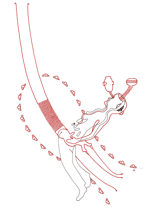 Hannes Kater - Zeichnung f&uuml;r den 26-09-2008