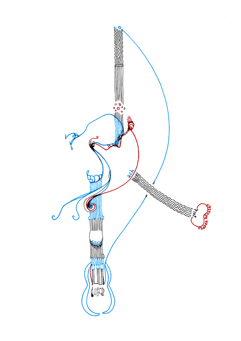 Hannes Kater - Zeichnung f&uuml;r den 03-07-2008