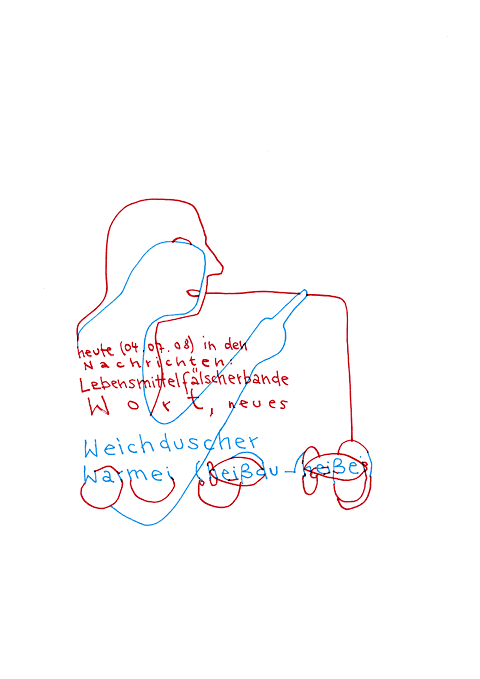 Hannes Kater - Zeichnung f&uuml;r den 04-07-2008