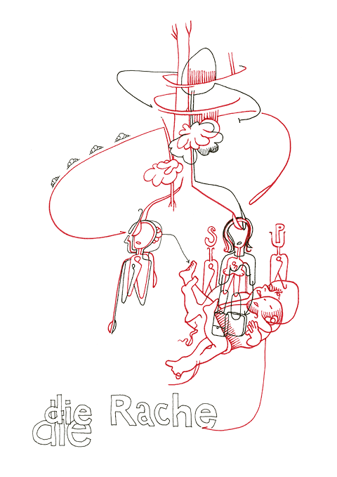 Hannes Kater - Zeichnung f&uuml;r den 07-07-2008