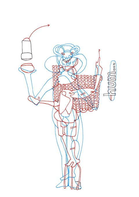 Hannes Kater - Zeichnung f&uuml;r den 10-07-2008