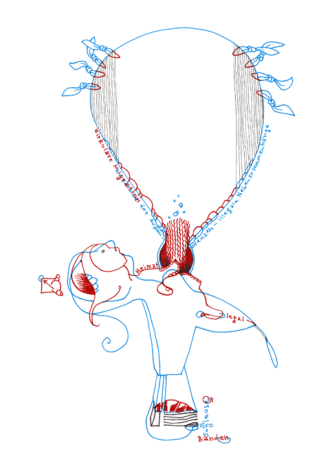 Hannes Kater - Zeichnung f&uuml;r den 13-07-2008