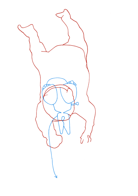 Hannes Kater - Zeichnung f&uuml;r den 14-07-2008