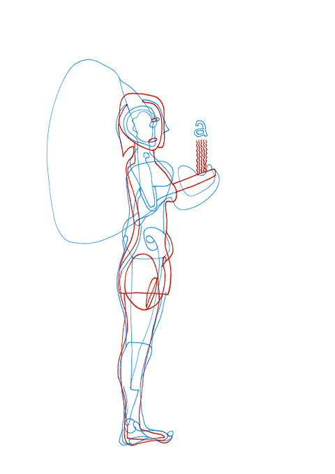 Hannes Kater - Zeichnung f&uuml;r den 15-07-2008