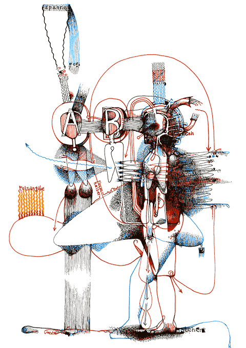 Hannes Kater - Zeichnung f&uuml;r den 21-07-2008