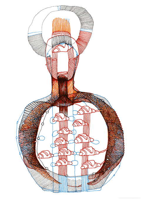 Hannes Kater - Zeichnung f&uuml;r den 23-07-2008