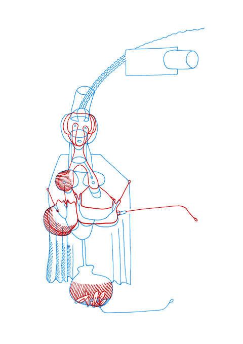 Hannes Kater - Zeichnung f&uuml;r den 24-07-2008