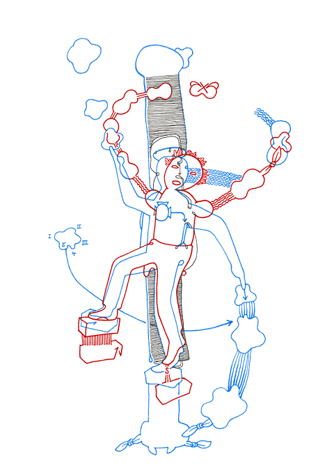 Hannes Kater - Zeichnung f&uuml;r den 31-07-2008