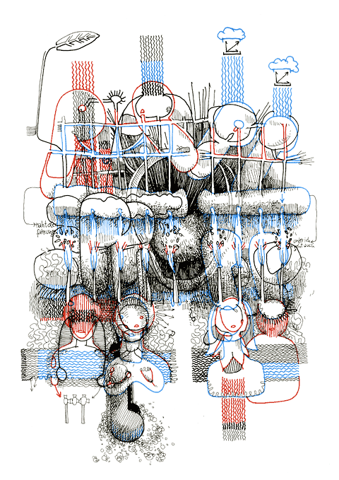 Hannes Kater - Zeichnung f&uuml;r den 10-11-2007