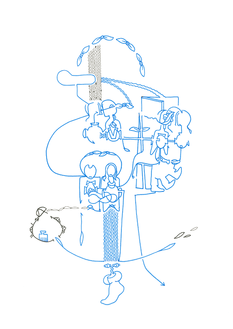 Hannes Kater - Zeichnung f&uuml;r den 28-11-2007