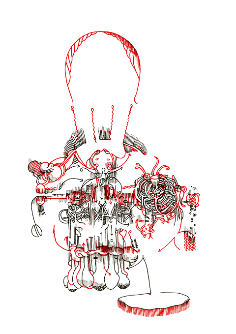 Hannes Kater - Zeichnung f&uuml;r den 17-06-2007