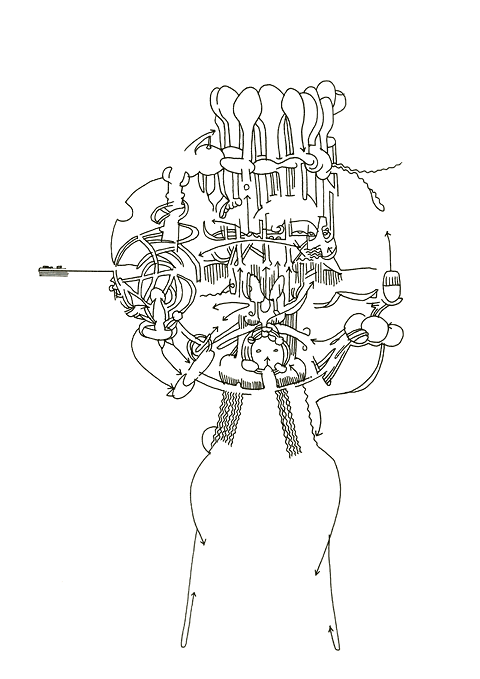 Hannes Kater - Zeichnung f&uuml;r den 18-06-2007