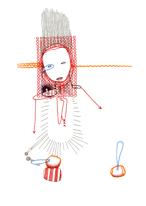 Zeichnung f&uuml;r den 27-02-2007 von Hannes Kater