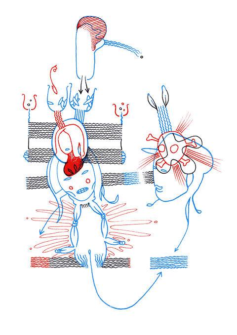 Hannes Kater - Zeichnung f&uuml;r den 06-10-2006