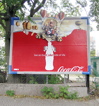 Werbung f&uuml;r Brause