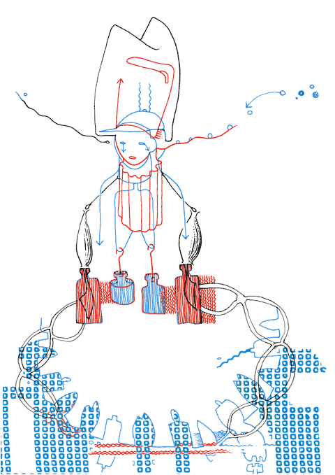 Hannes Kater - Zeichnung vom 11-04-2005