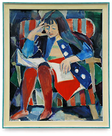 Ruth D&uuml;ne-Thomaschewski - Eva lesend