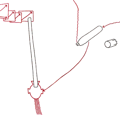 Hannes Kater - Der dritte Mann: Me&szlig;latte (Holzlatte) 